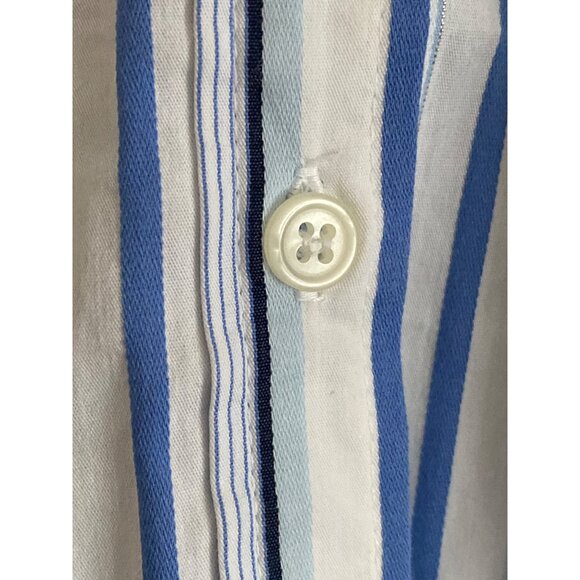 New York Co Stretch Blouse Stripe LS Button Front Women Large Lot of 2 - Picture 14 of 16